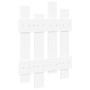 Perchero de pared Blanco 60 x 3 x 82 cm Madera contrachapada