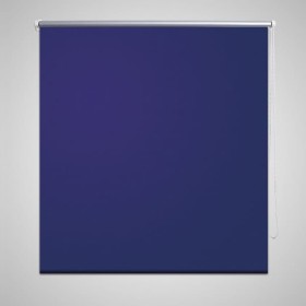 Persiana estor opaco enrollable azul marino 80x230 cm