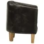 Sillón butaca de cuero auténtico gris de , Sillones - Ref: Foro24-359641, Precio: 281,37 €, Descuento: %