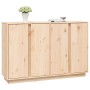 Solid pine wood sideboard 120x35x80 cm by , Sideboards - Ref: Foro24-814494, Price: 181,60 €, Discount: %