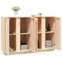 Aparador de madera maciza de pino 120x35x80 cm de , Aparadores - Ref: Foro24-814494, Precio: 178,62 €, Descuento: %