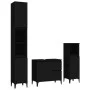 Set de muebles de baño 3 piezas madera contrachapada negro de , Muebles de baño - Ref: Foro24-3185544, Precio: 205,11 €, Desc...