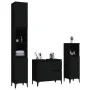 Set de muebles de baño 3 piezas madera contrachapada negro de , Muebles de baño - Ref: Foro24-3185544, Precio: 205,11 €, Desc...