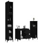 3-teiliges Badezimmermöbelset aus schwarzem Sperrholz von , Badezimmermöbel - Ref: Foro24-3185544, Preis: 209,41 €, Rabatt: %