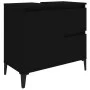 Set de muebles de baño 3 piezas madera contrachapada negro de , Muebles de baño - Ref: Foro24-3185544, Precio: 205,11 €, Desc...