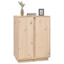 Sideboard aus massivem Kiefernholz, 60 x 35 x 80 cm von , Sideboards - Ref: Foro24-814489, Preis: 80,17 €, Rabatt: %