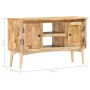 Massiver Mangoholz-Sideboard 100x35x60 cm von , Sideboards - Ref: Foro24-285862, Preis: 227,35 €, Rabatt: %