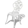 Bistro garden chairs 2 units white cast aluminum by vidaXL, Garden chairs - Ref: Foro24-43176, Price: 144,43 €, Discount: %