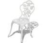 Bistro-Gartenstühle 2 Einheiten aus weißem Aluminiumguss von vidaXL, Gartenstühle - Ref: Foro24-43176, Preis: 147,79 €, Rabat...