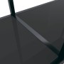 Black tempered glass console table 200x35x75.5 cm by , Side tables - Ref: Foro24-331707, Price: 104,58 €, Discount: %