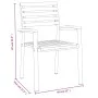 Stapelbare Gartenstühle 2 Stück aus massivem Akazienholz und Metall von , Gartenstühle - Ref: Foro24-362014, Preis: 166,29 €,...