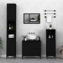 Badezimmerschrank aus schwarzem Sperrholz, 65 x 33 x 60 cm von , Badezimmermöbel - Ref: Foro24-819829, Preis: 62,29 €, Rabatt: %