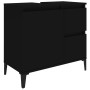 Black plywood bathroom cabinet 65x33x60 cm by , Bathroom furniture - Ref: Foro24-819829, Price: 62,29 €, Discount: %