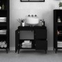 Black plywood bathroom cabinet 65x33x60 cm by , Bathroom furniture - Ref: Foro24-819829, Price: 62,29 €, Discount: %