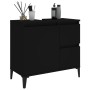 Black plywood bathroom cabinet 65x33x60 cm by , Bathroom furniture - Ref: Foro24-819829, Price: 62,29 €, Discount: %
