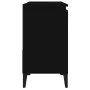 Armario de baño madera contrachapada negro 65x33x60 cm de , Muebles de baño - Ref: Foro24-819829, Precio: 60,75 €, Descuento: %
