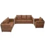 vidaXl 3-teilige Sofagarnitur aus Wildlederimitat von vidaXL, Sofas - Ref: Foro24-274886, Preis: 1,00 €, Rabatt: %