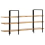 3-stufiges Regal aus massivem Mangoholz, 160 x 31 x 80 cm von , Bücherregale und Regale - Ref: Foro24-286604, Preis: 224,94 €...