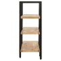 3-stufiges Regal aus massivem Mangoholz, 160 x 31 x 80 cm von , Bücherregale und Regale - Ref: Foro24-286604, Preis: 224,94 €...
