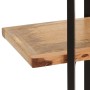 3-stufiges Regal aus massivem Mangoholz, 160 x 31 x 80 cm von , Bücherregale und Regale - Ref: Foro24-286604, Preis: 224,94 €...