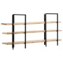 3-stufiges Regal aus massivem Mangoholz, 160 x 31 x 80 cm von , Bücherregale und Regale - Ref: Foro24-286604, Preis: 224,94 €...