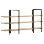 3-stufiges Regal aus massivem Mangoholz, 160 x 31 x 80 cm von , Bücherregale und Regale - Ref: Foro24-286604, Preis: 224,94 €...