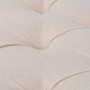 Solid wood and cream white linen bench 150x40x48 cm by , Benches for halls and storage - Ref: Foro24-245361, Price: 155,35 €,...
