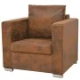 vidaXl 2-Piece Faux Suede Leather Sofa Set by vidaXL, Sofas - Ref: Foro24-274884, Price: 767,03 €, Discount: %