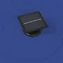 Sombrilla de pared con LEDs y poste de metal 300 cm azul de , Sombrillas - Ref: Foro24-312529, Precio: 121,07 €, Descuento: %
