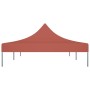 Techo de carpa para celebraciones terracota 6x3 m 270 g/m²