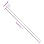 Gartenpflanzen-Tutoren 20 Einheiten aus schwarzem Stahl 91 cm von , Spaliere und Pflanzenstützen - Ref: Foro24-319365, Preis:...