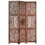 Paravent 3 Paneele handgeschnitztes braunes Mangoholz 120x165 cm von , Raumteiler - Ref: Foro24-285338, Preis: 205,95 €, Raba...
