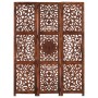 Paravent 3 Paneele handgeschnitztes braunes Mangoholz 120x165 cm von , Raumteiler - Ref: Foro24-285338, Preis: 210,94 €, Raba...
