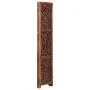 Biombo 3 paneles tallado a mano madera mango marrón 120x165 cm de , Divisores de ambientes - Ref: Foro24-285338, Precio: 196,...