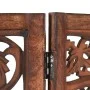 Paravent 3 Paneele handgeschnitztes braunes Mangoholz 120x165 cm von , Raumteiler - Ref: Foro24-285338, Preis: 205,95 €, Raba...