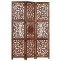 Paravent 3 Paneele handgeschnitztes braunes Mangoholz 120x165 cm von , Raumteiler - Ref: Foro24-285338, Preis: 205,95 €, Raba...