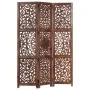 Paravent 3 Paneele handgeschnitztes braunes Mangoholz 120x165 cm von , Raumteiler - Ref: Foro24-285338, Preis: 205,95 €, Raba...
