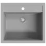 Granite kitchen sink with one gray basin by vidaXL, Sinks - Ref: Foro24-142955, Price: 164,80 €, Discount: %