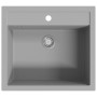 Küchenspüle aus Granit mit grauer Schüssel von vidaXL, Sinkt - Ref: Foro24-142955, Preis: 179,53 €, Rabatt: %