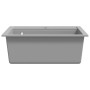 Küchenspüle aus Granit mit grauer Schüssel von vidaXL, Sinkt - Ref: Foro24-142955, Preis: 179,53 €, Rabatt: %