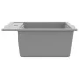 Granite kitchen sink with one gray basin by vidaXL, Sinks - Ref: Foro24-142955, Price: 164,80 €, Discount: %