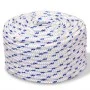 Marine polypropylene rope 8 mm 100 m white by vidaXL, Ropes and metal cords - Ref: Foro24-91280, Price: 27,14 €, Discount: %