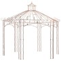 Pérgola de jardín marrón antiguo 4 m hierro de , Carpas y cenadores - Ref: Foro24-45439, Precio: 768,56 €, Descuento: %