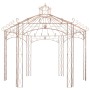 Pérgola de jardín marrón antiguo 4 m hierro de , Carpas y cenadores - Ref: Foro24-45439, Precio: 768,56 €, Descuento: %