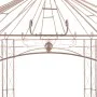 Antike braune Gartenpergola 4 m aus Eisen von , Zelte und Pavillons - Ref: Foro24-45439, Preis: 769,22 €, Rabatt: %