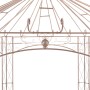 Pérgola de jardín marrón antiguo 4 m hierro de , Carpas y cenadores - Ref: Foro24-45439, Precio: 768,56 €, Descuento: %