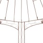 Pérgola de jardín marrón antiguo 4 m hierro de , Carpas y cenadores - Ref: Foro24-45439, Precio: 768,56 €, Descuento: %