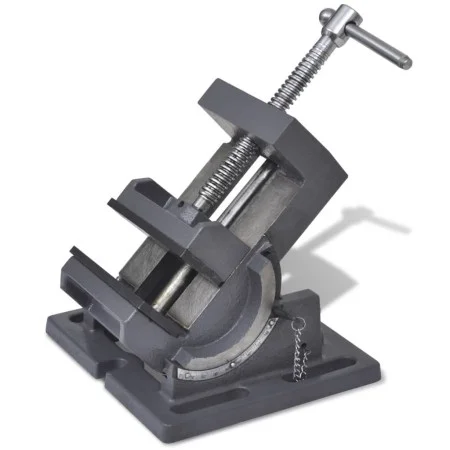 Tornillo de banco inclinable manual 110 mm by , Clamps and screws - Ref: Foro24-141313, Price: 85,85 €, Discount: %