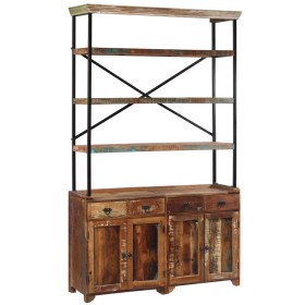 Sideboard mit Regalen aus recyceltem Massivholz 120x35x200cm von , Sideboards - Ref: Foro24-244946, Preis: 875,29 €, Rabatt: %
