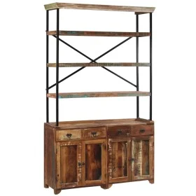 Sideboard with shelves recycled solid wood 120x35x200cm by , Sideboards - Ref: Foro24-244946, Price: 858,97 €, Discount: %